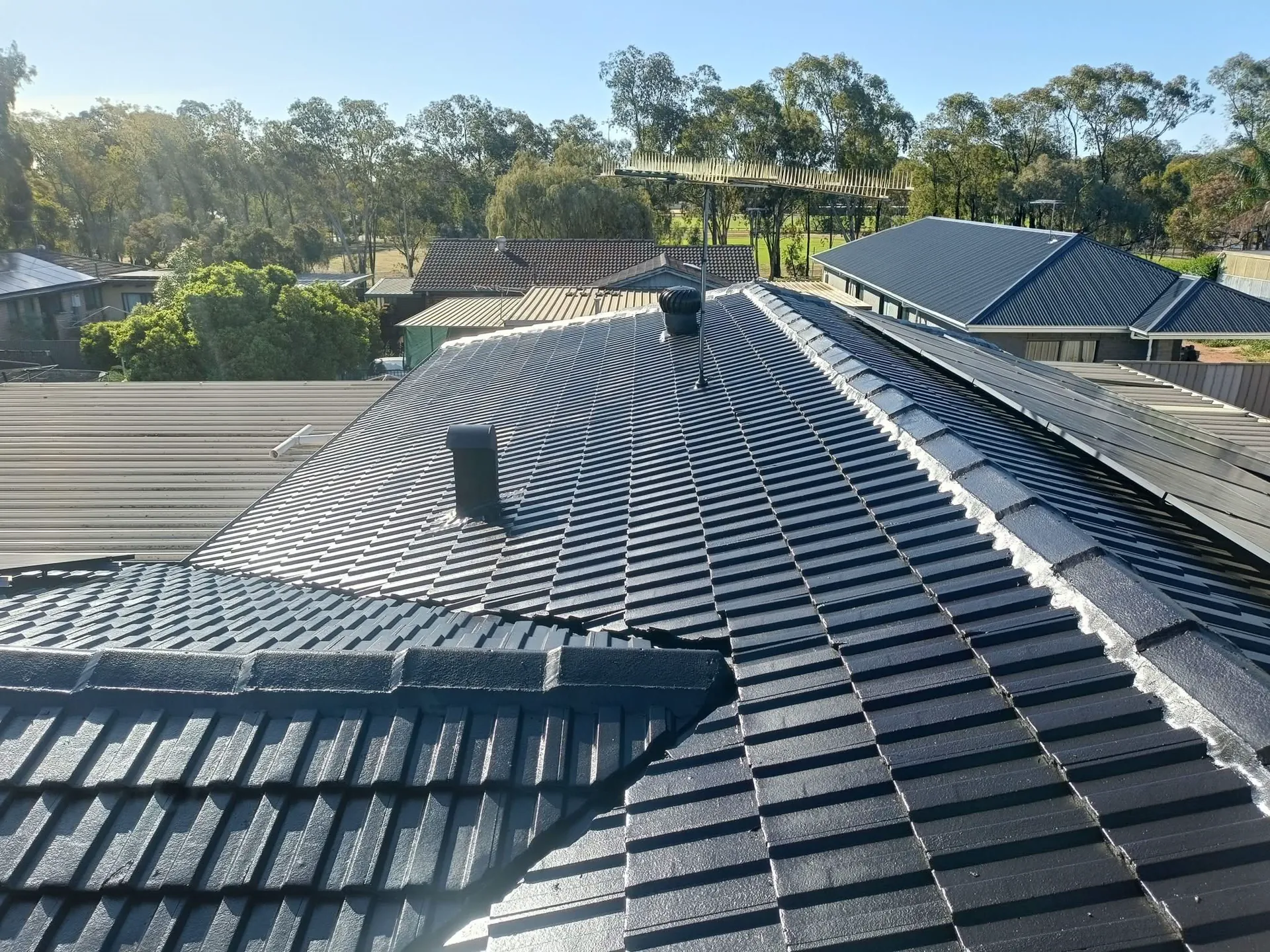 Completed South Australian roof restoration by Pinnacle Roofing